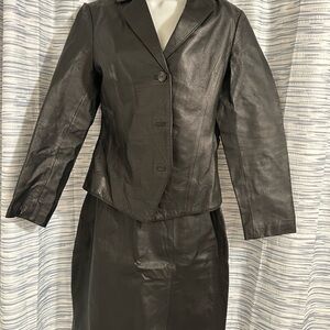 Women's Black Leather Jacket